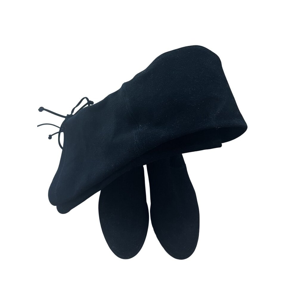 Stuart Weitzman Suede Boots With Drawstring Closu… - image 5